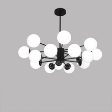 Load image into Gallery viewer, Black Gold Chandelier Indoor Lighting