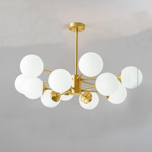 Load image into Gallery viewer, Black Gold Chandelier Indoor Lighting