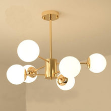 Load image into Gallery viewer, Black Gold Chandelier Indoor Lighting