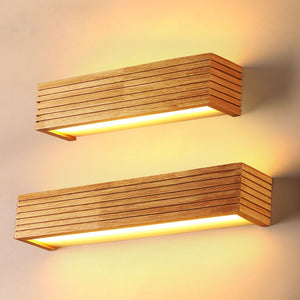 Statuto - Modern Nordic Wooden Wall Lamp