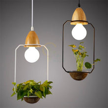 Load image into Gallery viewer, Zox - Modern Nordic Iron Pendant Planter Lamp