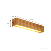 Load image into Gallery viewer, Modern Wooden LED Wall Light