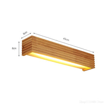 Load image into Gallery viewer, Modern Wooden LED Wall Light