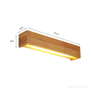 Modern Wooden LED Wall Light