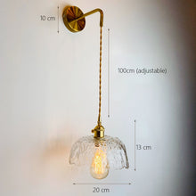 Load image into Gallery viewer, Hanging Glass LED Wall Lamp