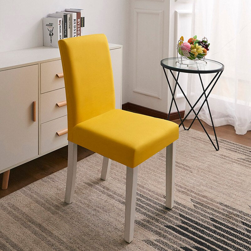 Abby Yellow Chair Cover