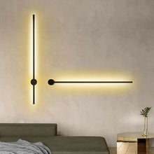 Load image into Gallery viewer, Long Led Wall Lamp 350° Rotatable Black / Gold