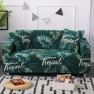 Tropical Green Sofa Cover
