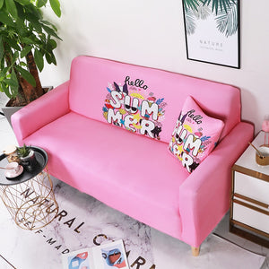 Summer Pink Sofa Cover