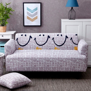Smile Grey Sofa Cover