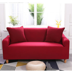 Abby Red Sofa Cover
