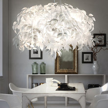 Load image into Gallery viewer, Nordic Style Plastic Leaf Chandelier