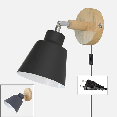 Nordic Modern Wall Lamp With Knob Switch