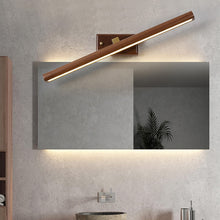 Load image into Gallery viewer, Rotating Wooden LED Makeup Mirror Light