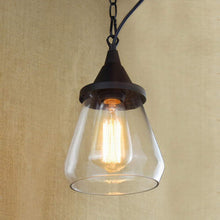 Load image into Gallery viewer, Thalia - Clear Glass Vintage Antique Hanging Light