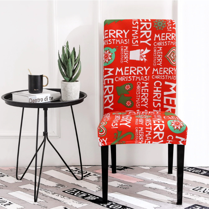 Christmas Red Chair Cover
