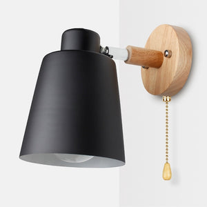 Modern Nordic Wooden Wall Lamp