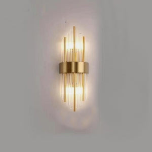 Modern Luxury Gold Crystal Wall Lights