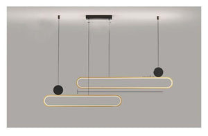 Long Strip Pendant Decoration Fixture Lamp